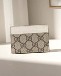 Portacarte GG finiture Bianco Gucci