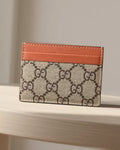 Portacarte GG finiture Marrone Gucci