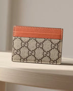 Portacarte GG finiture Marrone Gucci