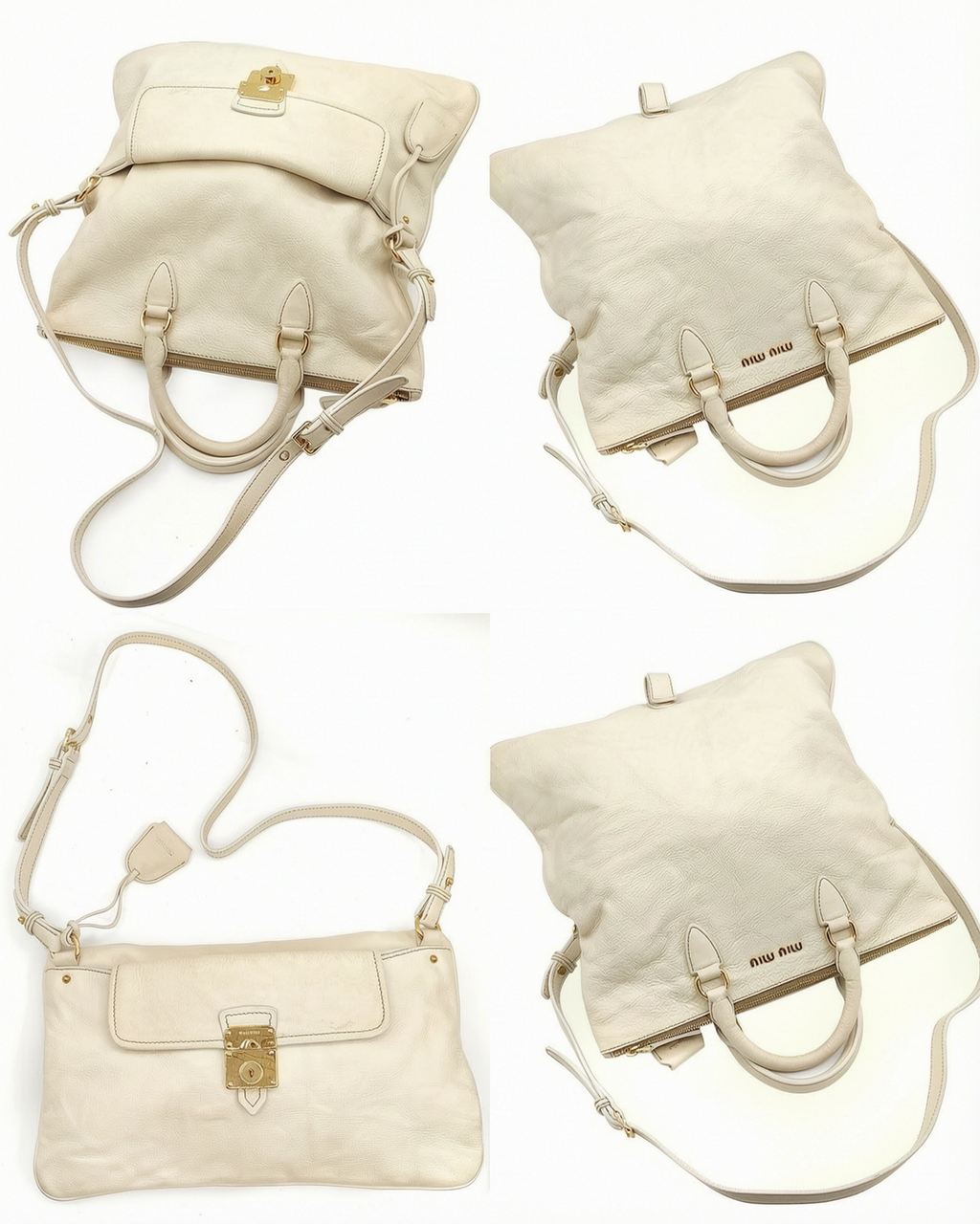 Fold Two Way Bag MIU MIU