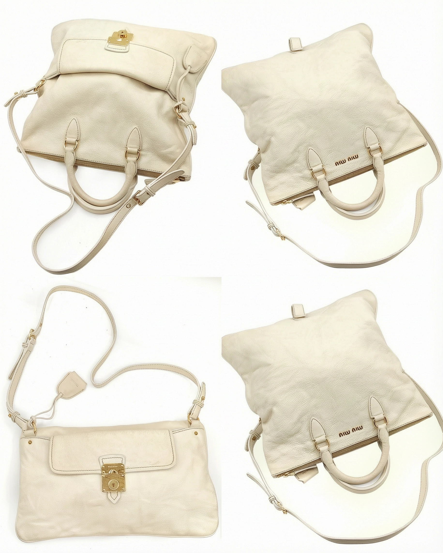 Fold Two Way Bag MIU MIU