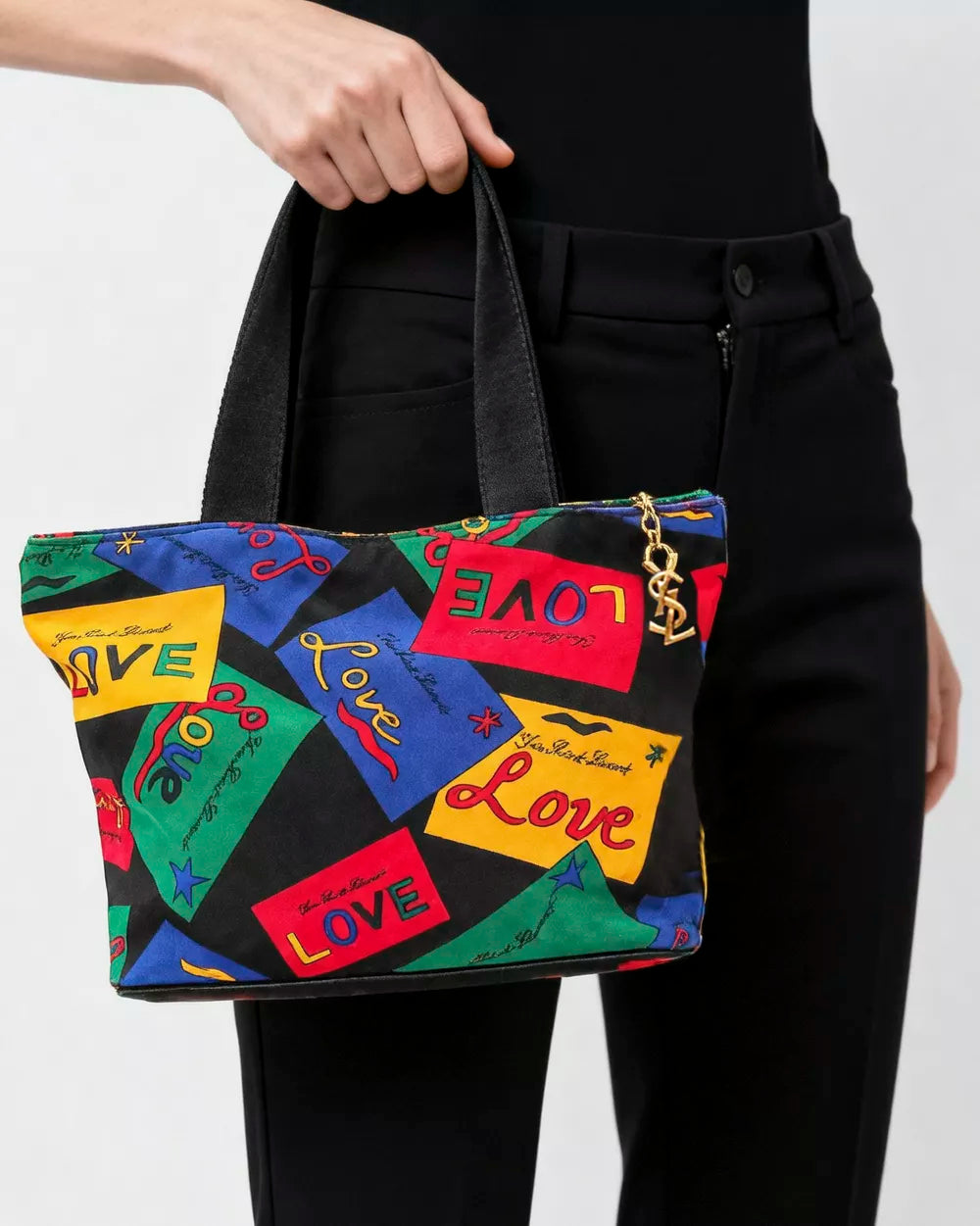 Borsa Saint Laurent - Mini Tote LOVE Yves Saint Laurent