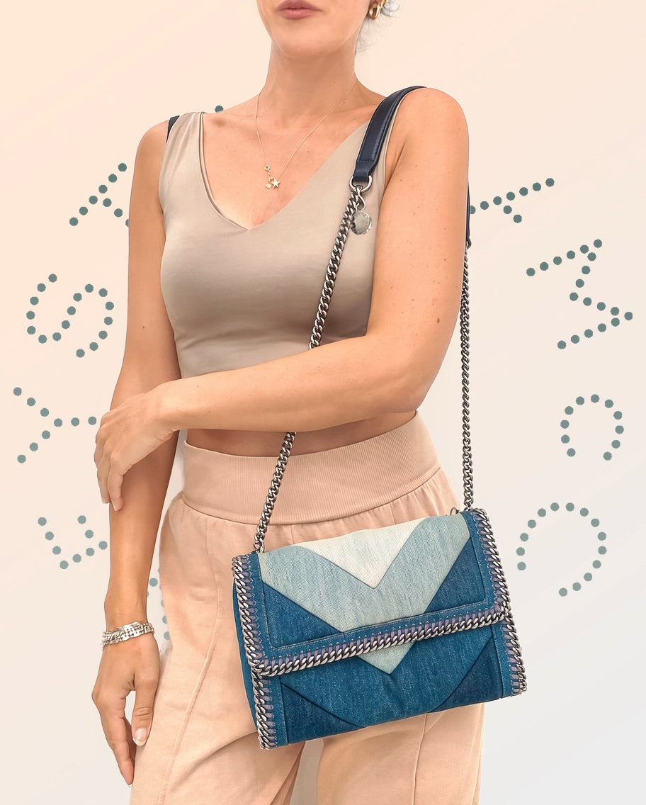 Borsa Stella McCartney - Falabella flap Shoulder bag