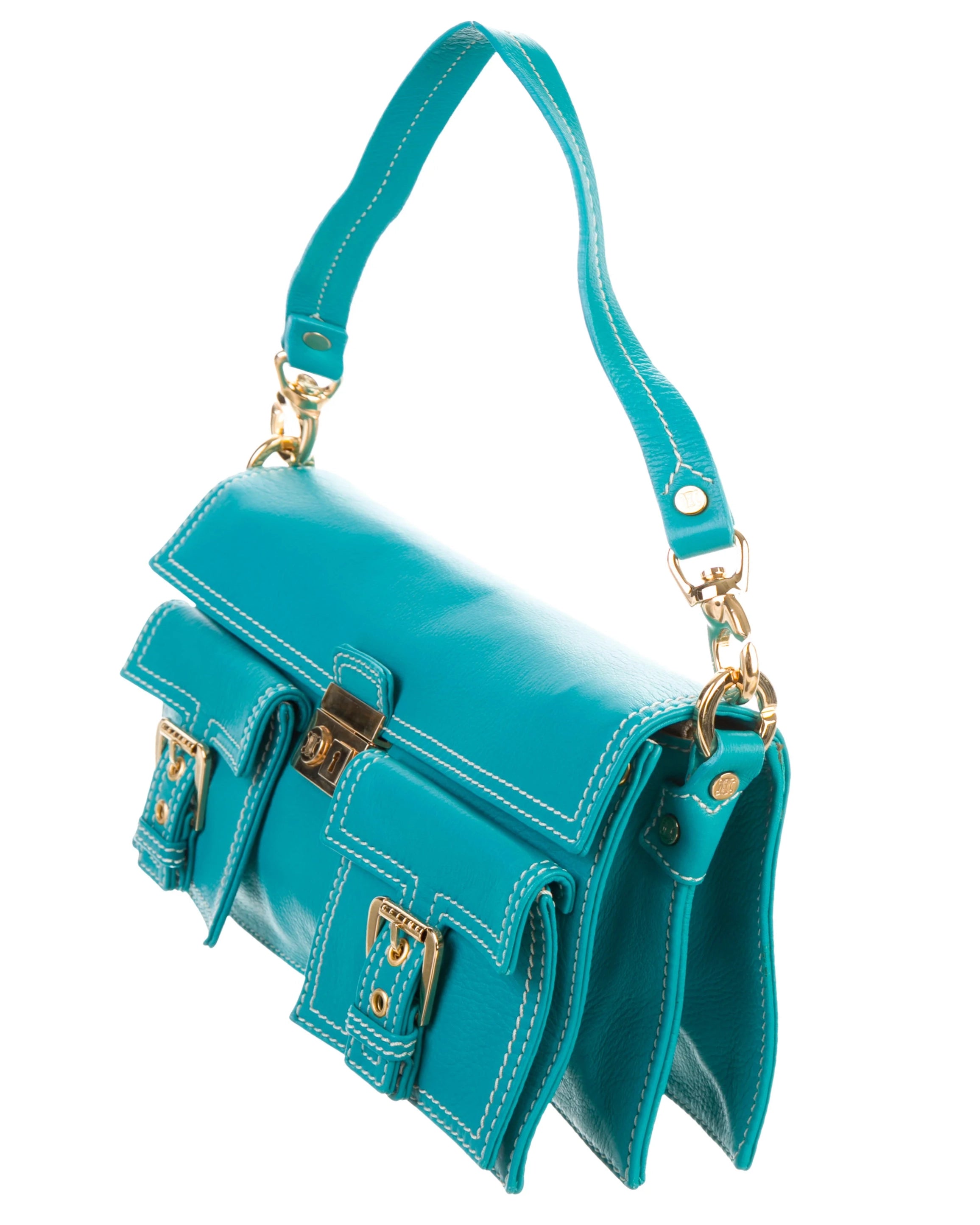 Céline Shoulder bag Accordion Tourquoise