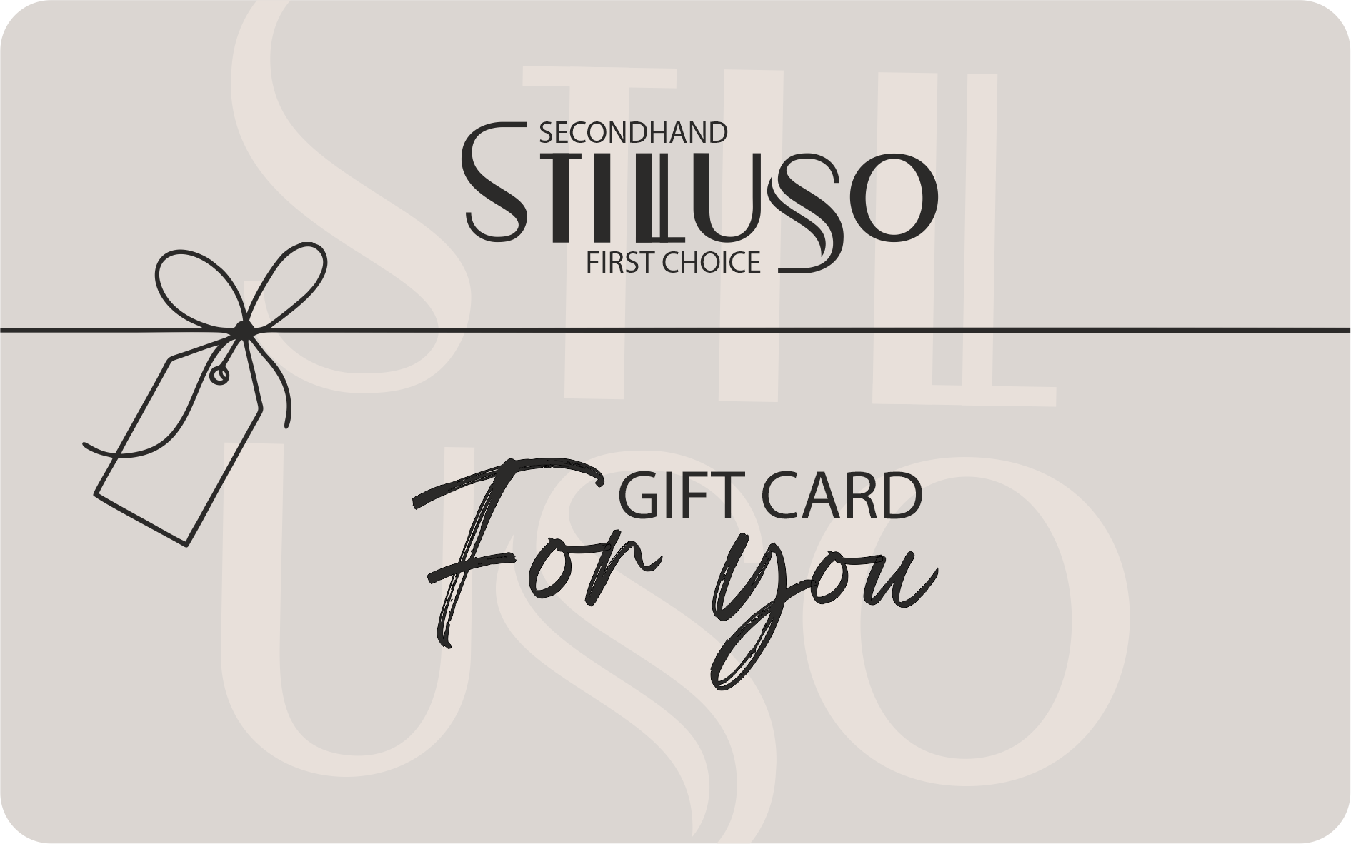 Gift card Stiluso