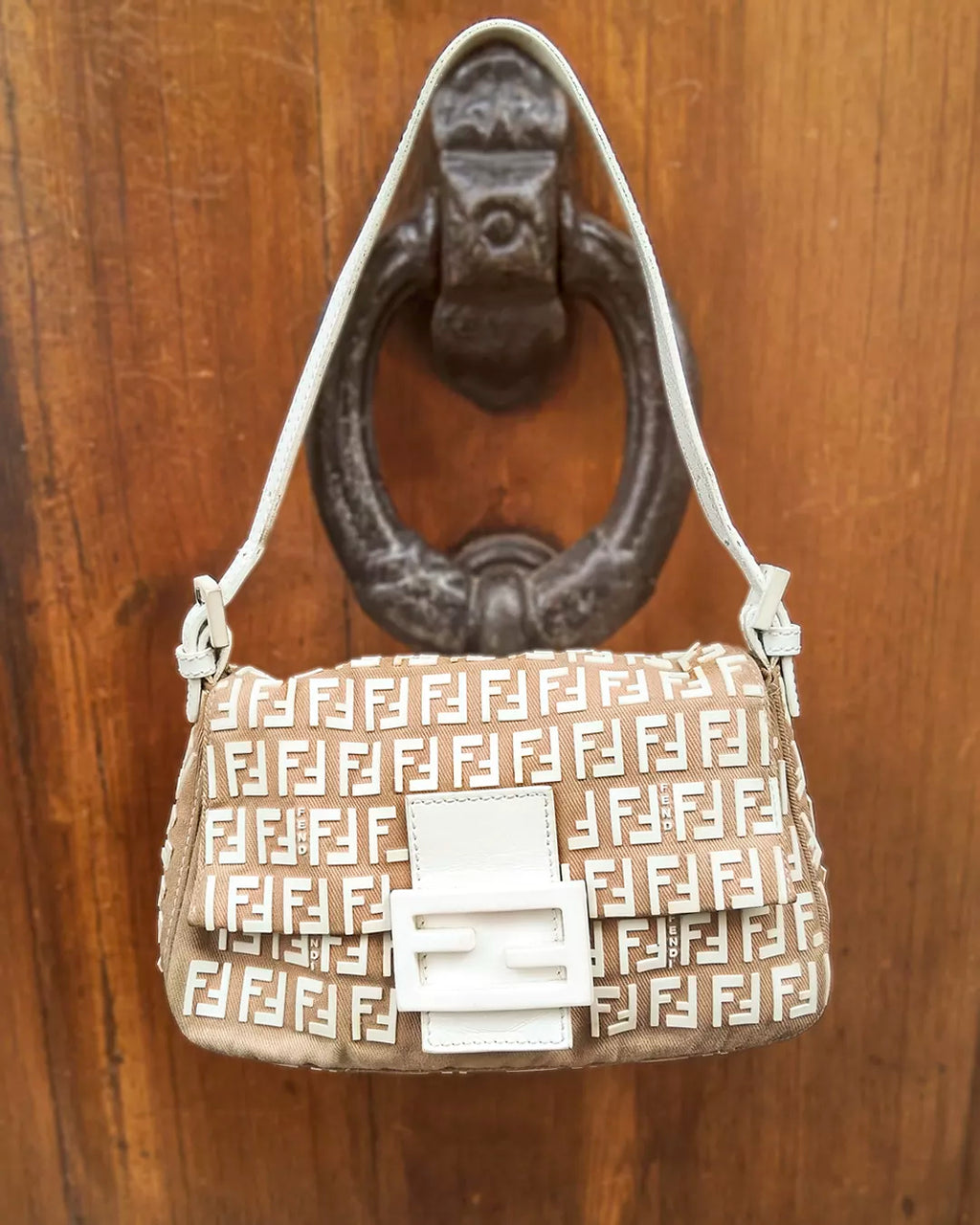 Mini Baguette Ltd. Re-edition FF FENDI