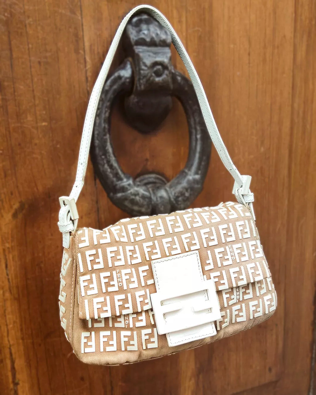 Mini Baguette Ltd. Re-edition FF FENDI