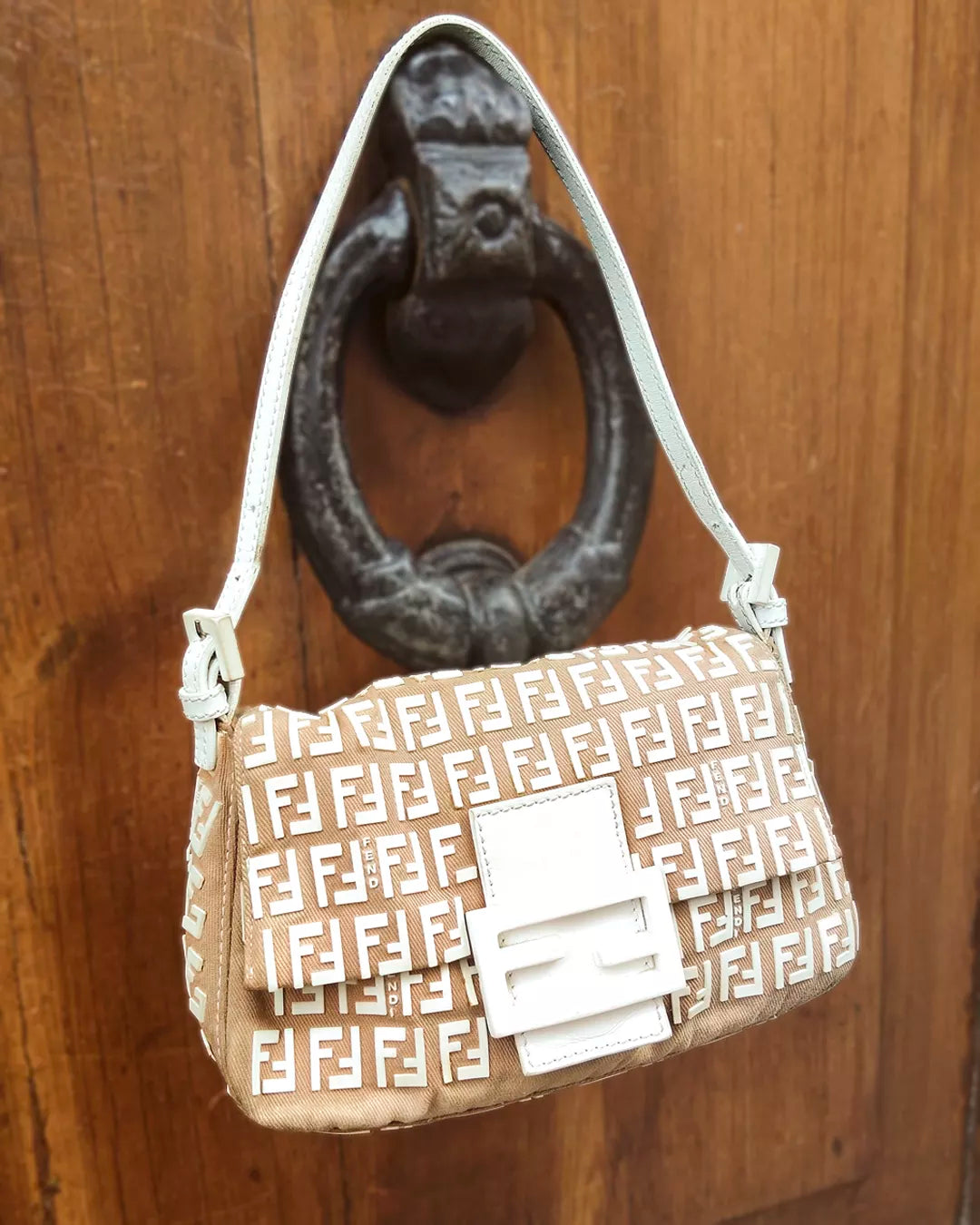 Mini Baguette Ltd. Re-edition FF FENDI