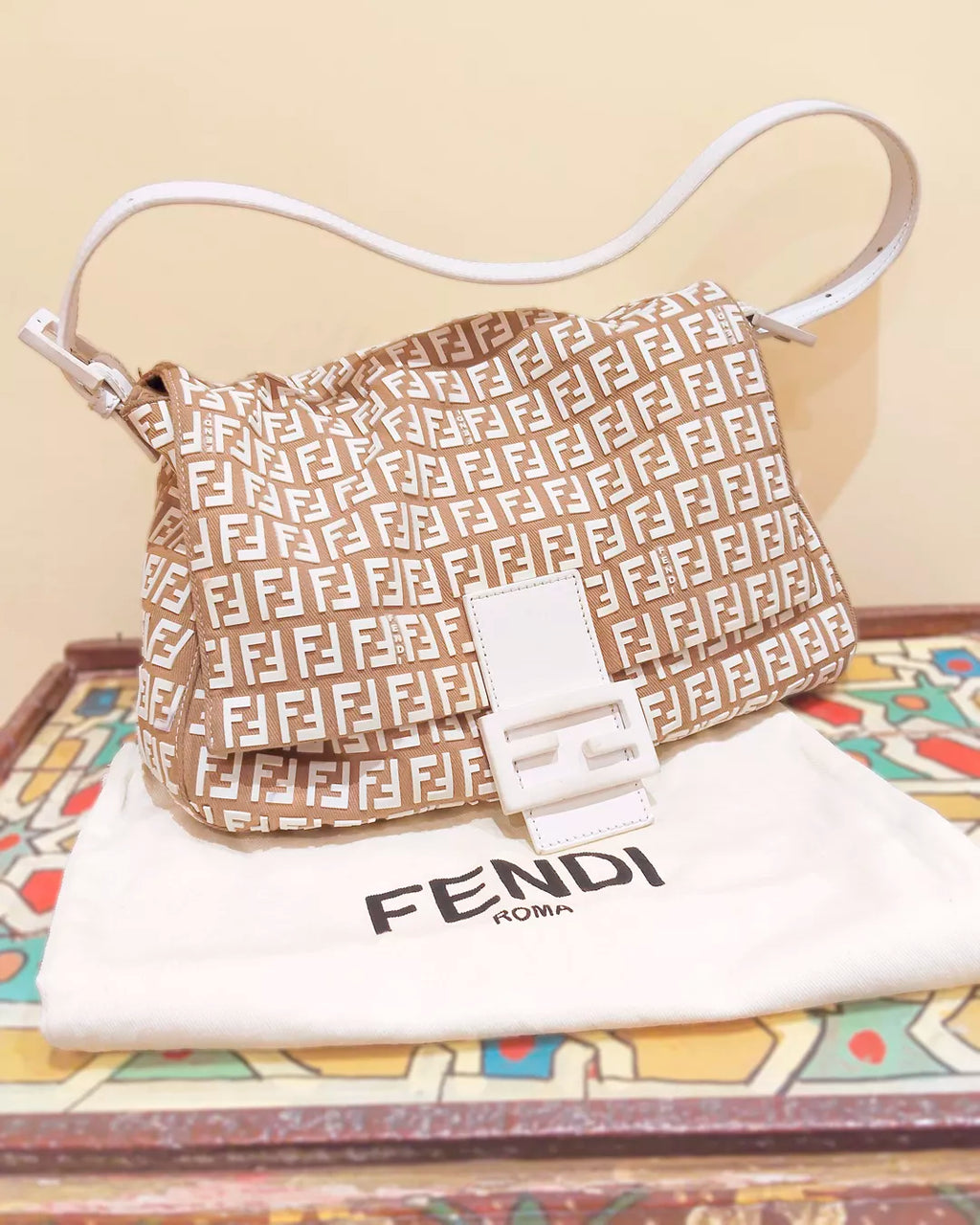 Baguette Mama Monogram gomma Ltd. FENDI