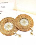 Orecchini in Capim Dourado - oro vegetale