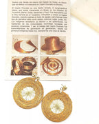 Orecchini in Capim Dourado - oro vegetale