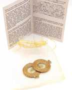 Orecchini in Capim Dourado - oro vegetale