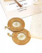 Orecchini in Capim Dourado - oro vegetale