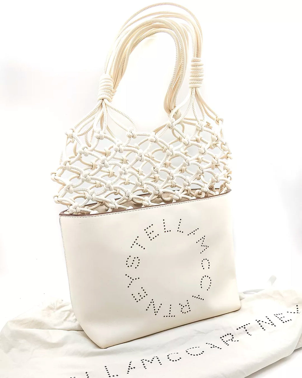 Bucket LogoTote Knotted Traforata&nbsp; Stella McCartney