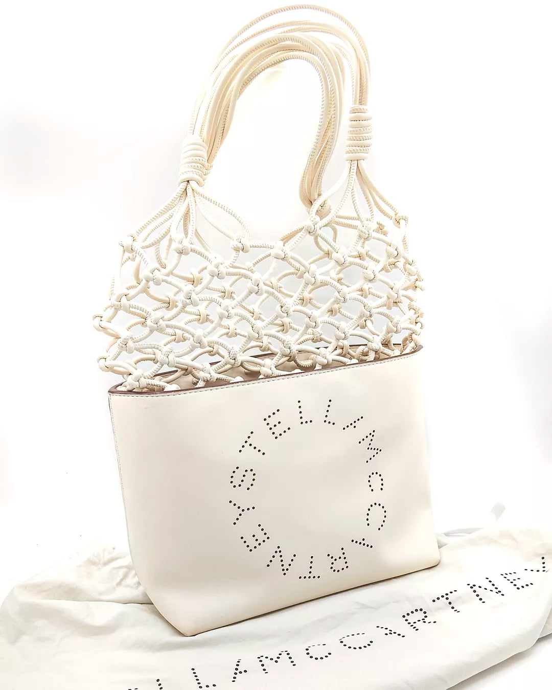 Bucket LogoTote Knotted Traforata&nbsp; Stella McCartney