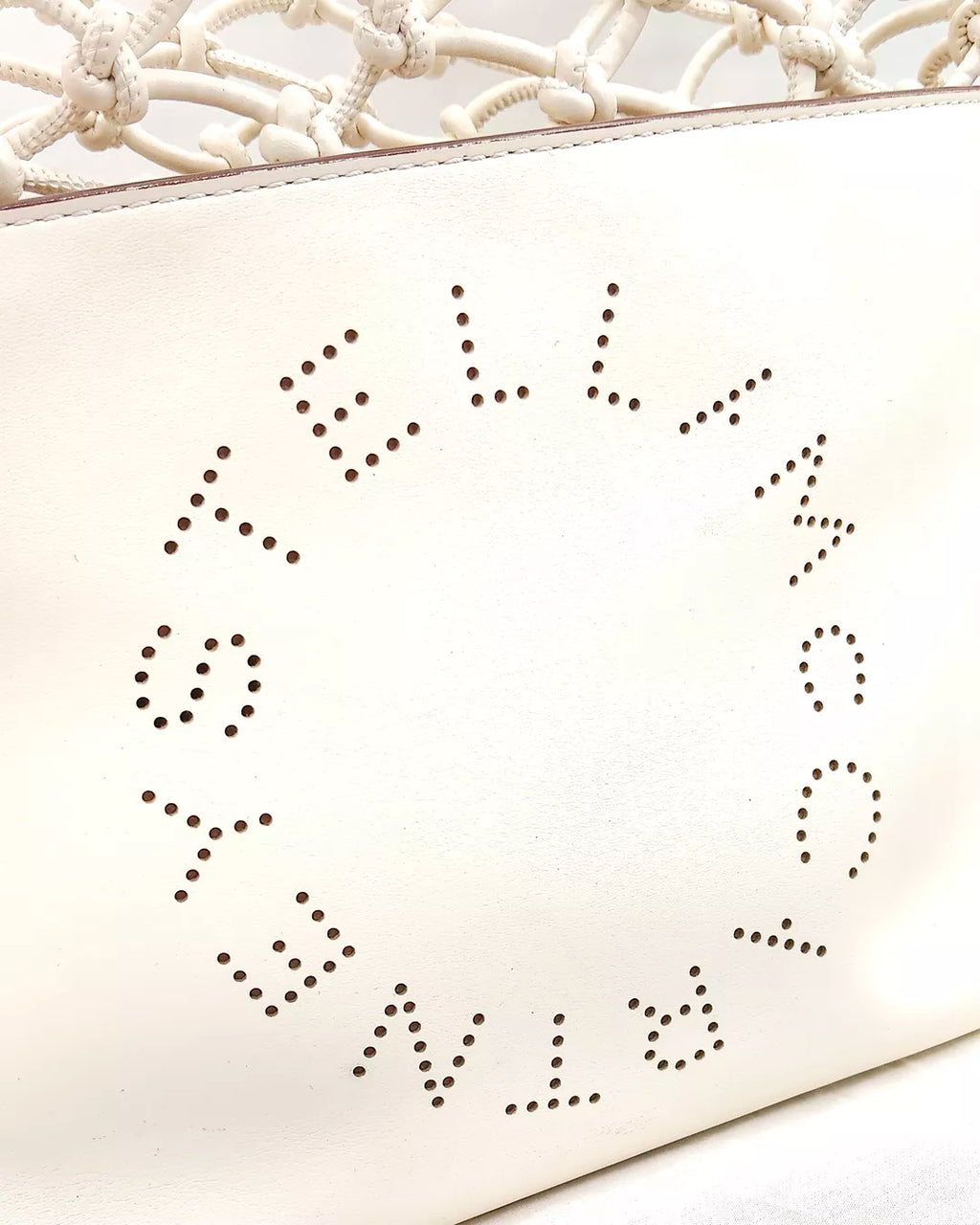 Bucket LogoTote Knotted Traforata&nbsp; Stella McCartney