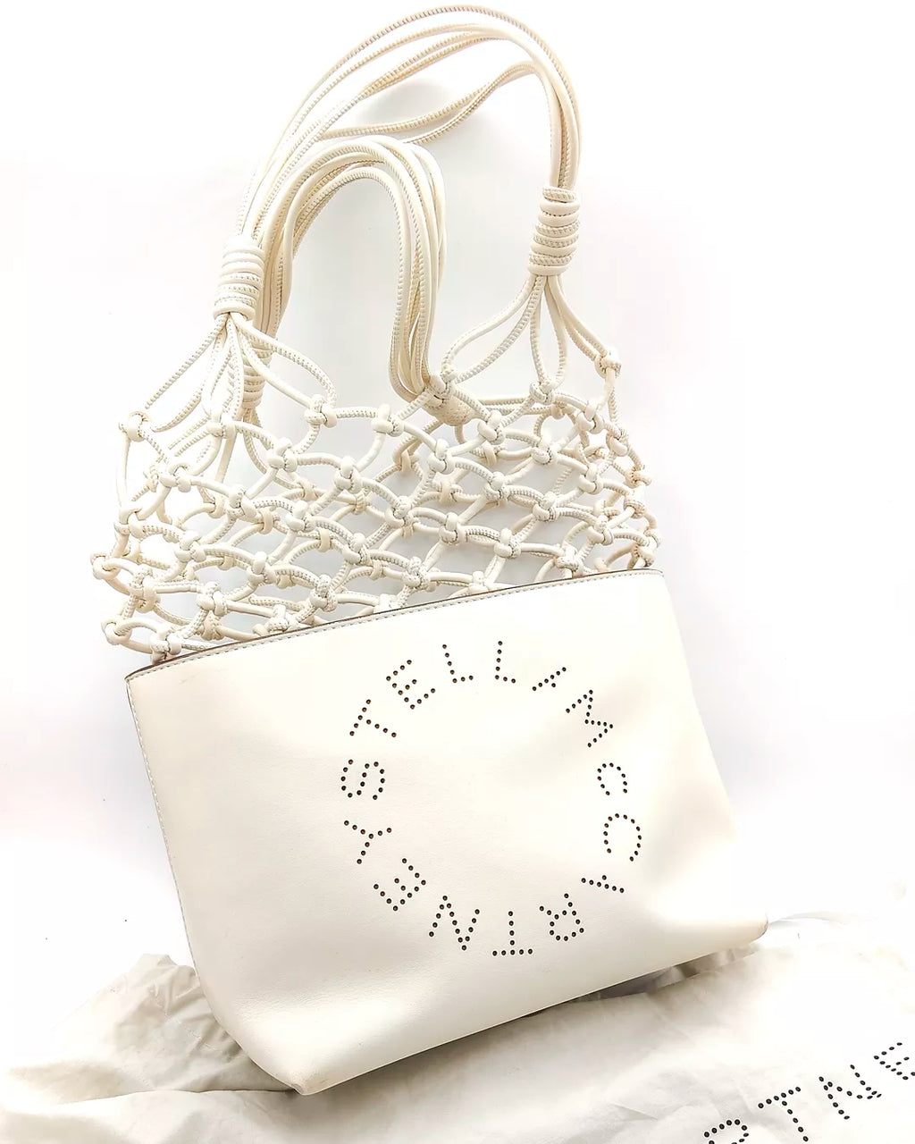 Bucket LogoTote Knotted Traforata&nbsp; Stella McCartney