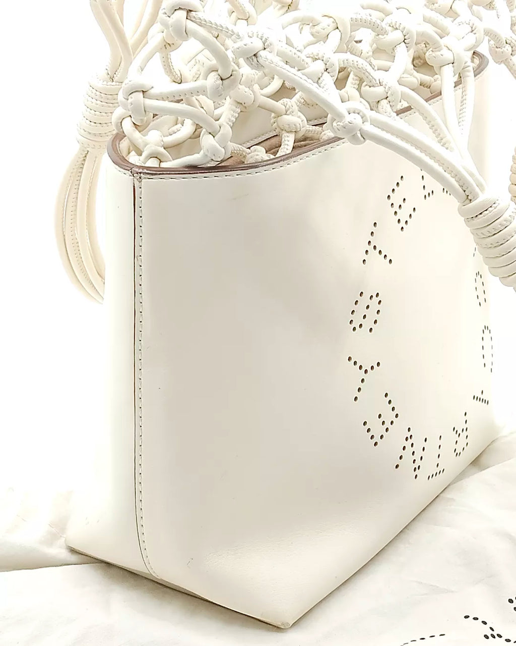 Bucket LogoTote Knotted Traforata&nbsp; Stella McCartney