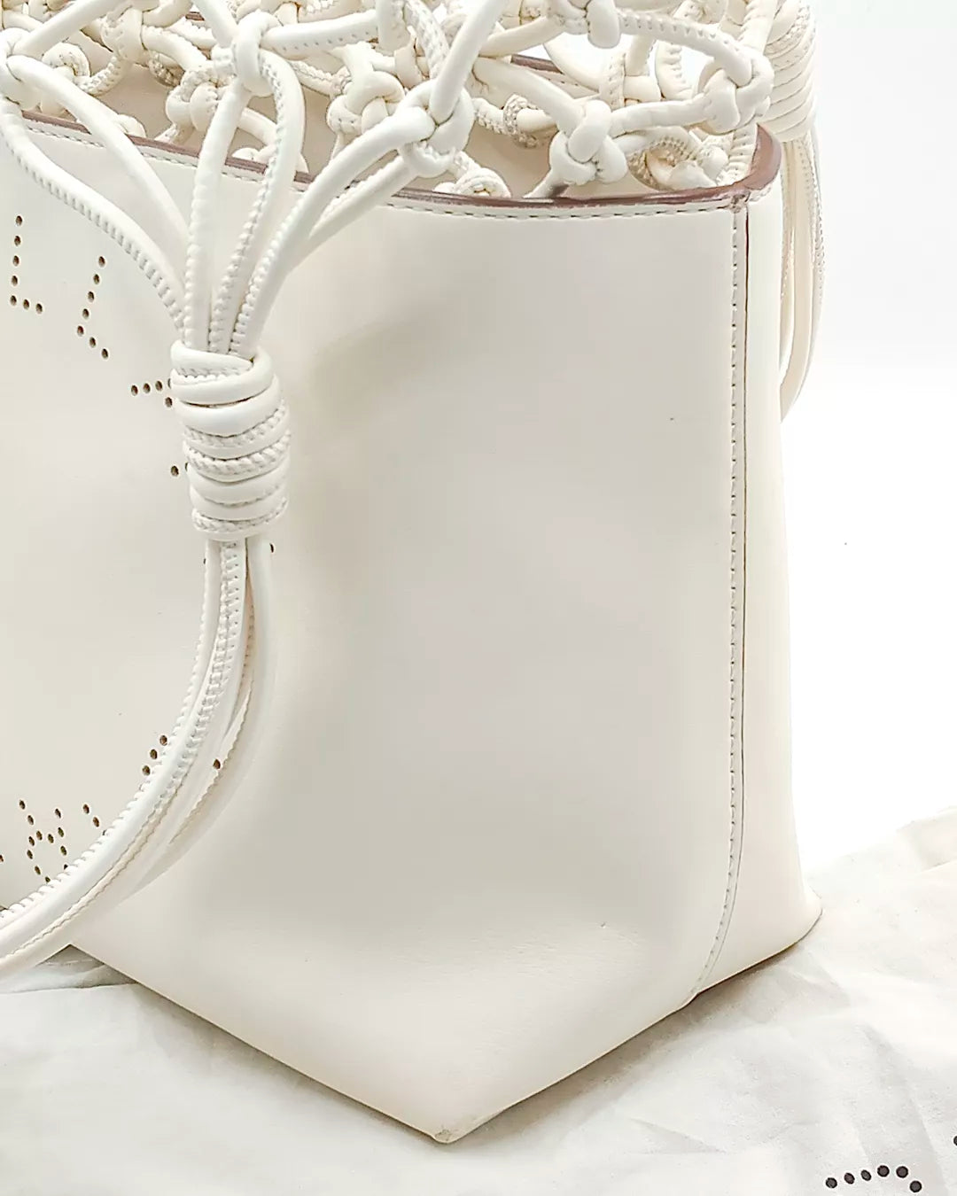 Bucket LogoTote Knotted Traforata&nbsp; Stella McCartney