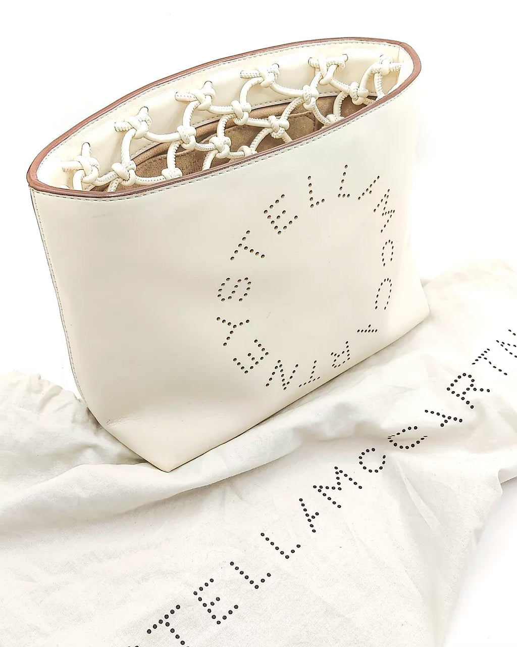 Bucket LogoTote Knotted Traforata&nbsp; Stella McCartney