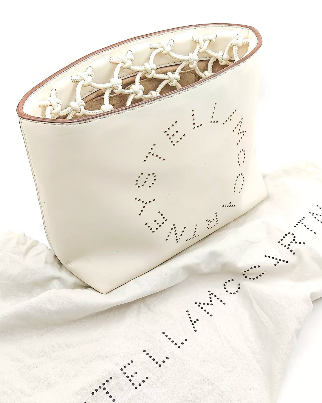 Bucket LogoTote Knotted Traforata&nbsp; Stella McCartney
