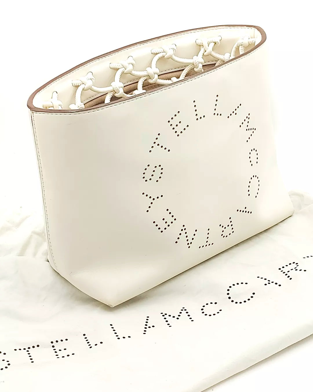 Bucket LogoTote Knotted Traforata&nbsp; Stella McCartney
