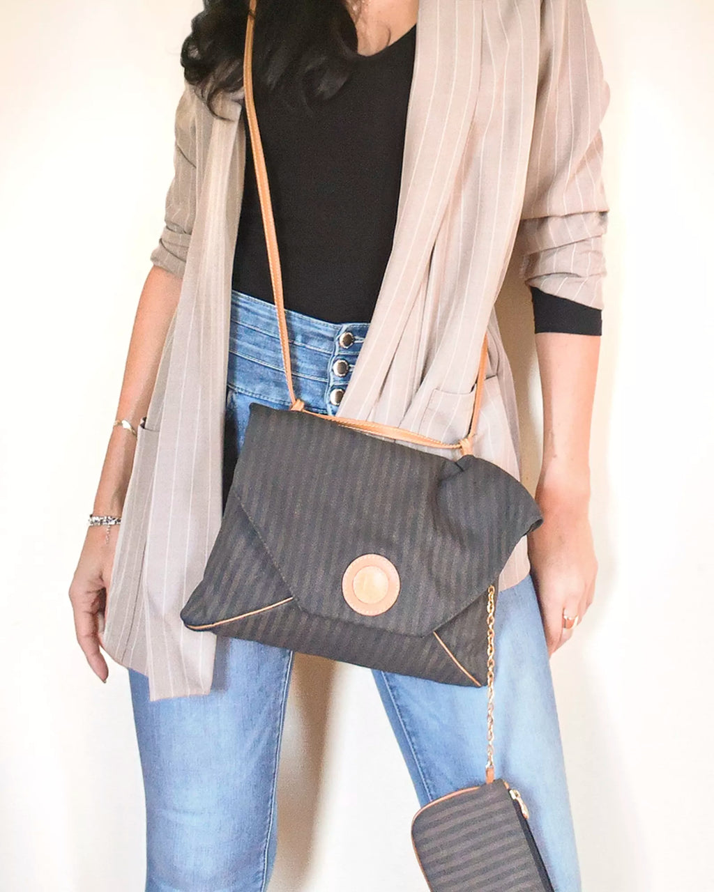 Pochette Envelope Pequin Fendi