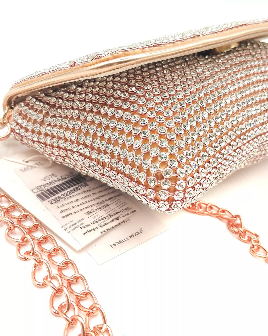 Pochette/ Clutch strass elegante da cerimonia