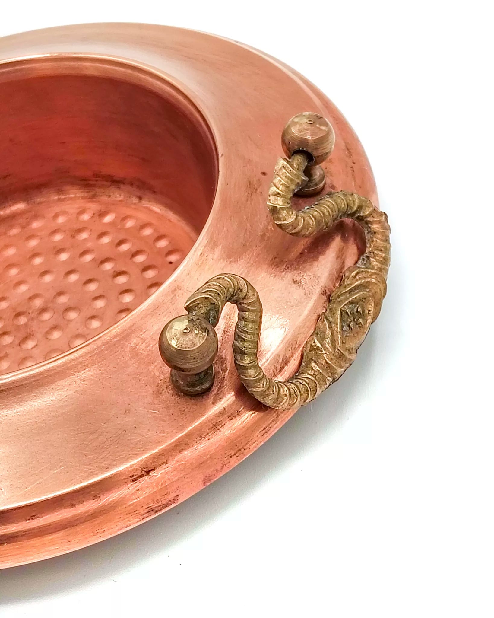 Mini braciere in rame e ottone