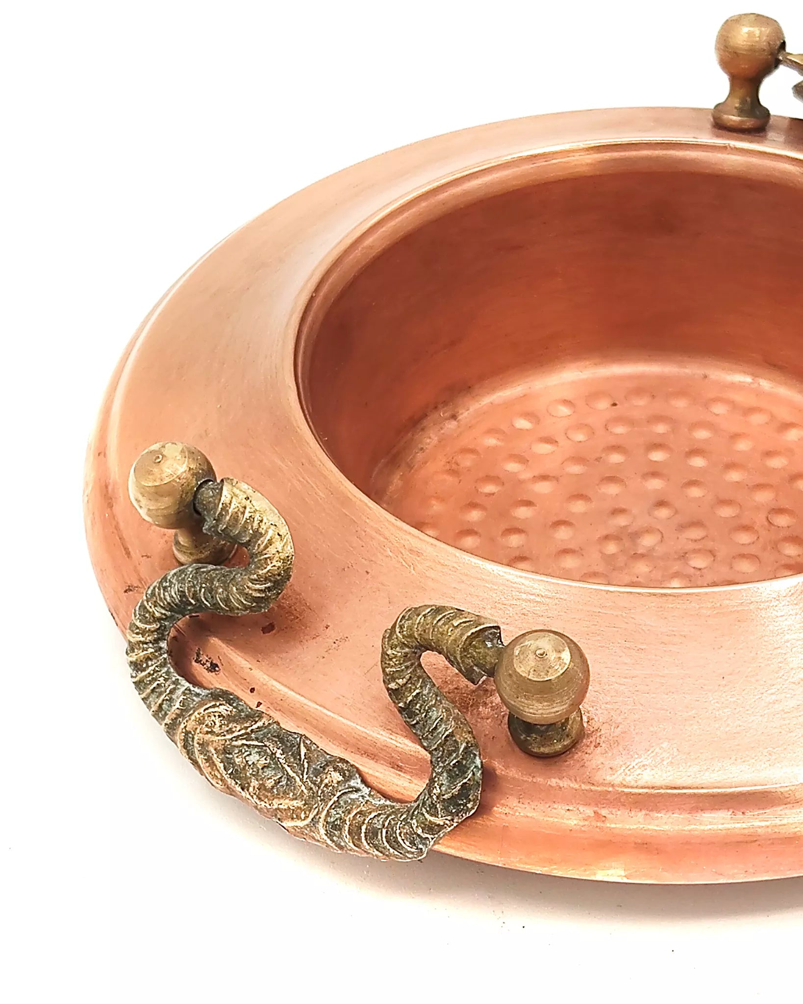 Mini braciere in rame e ottone