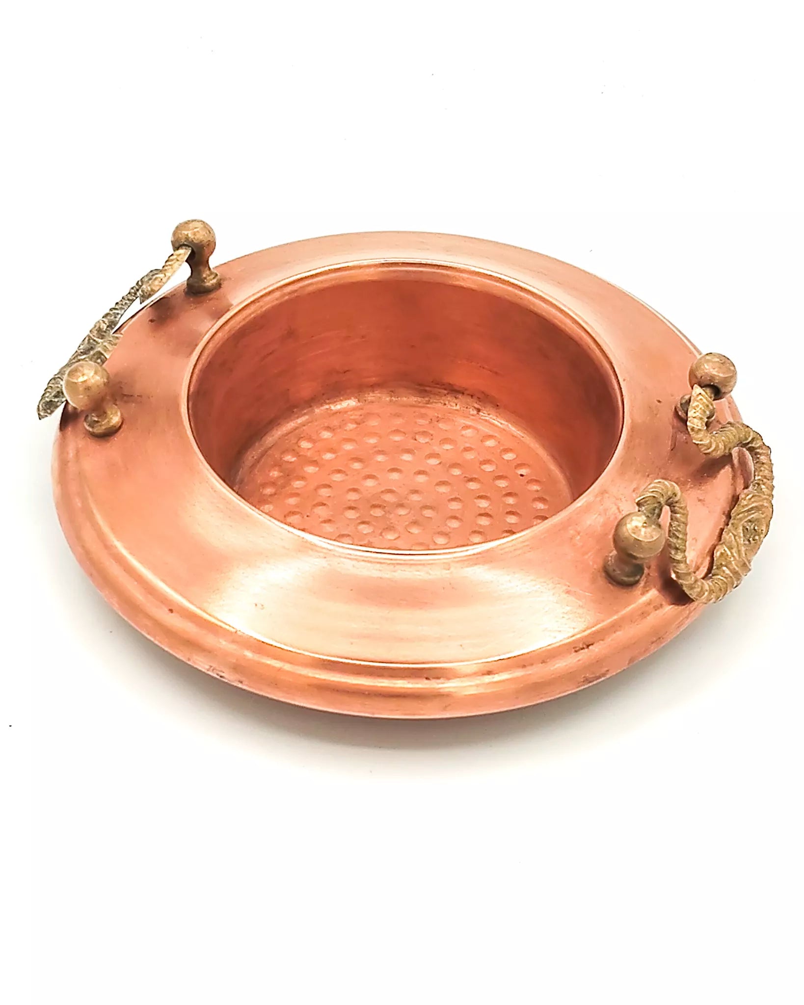 Mini braciere in rame e ottone