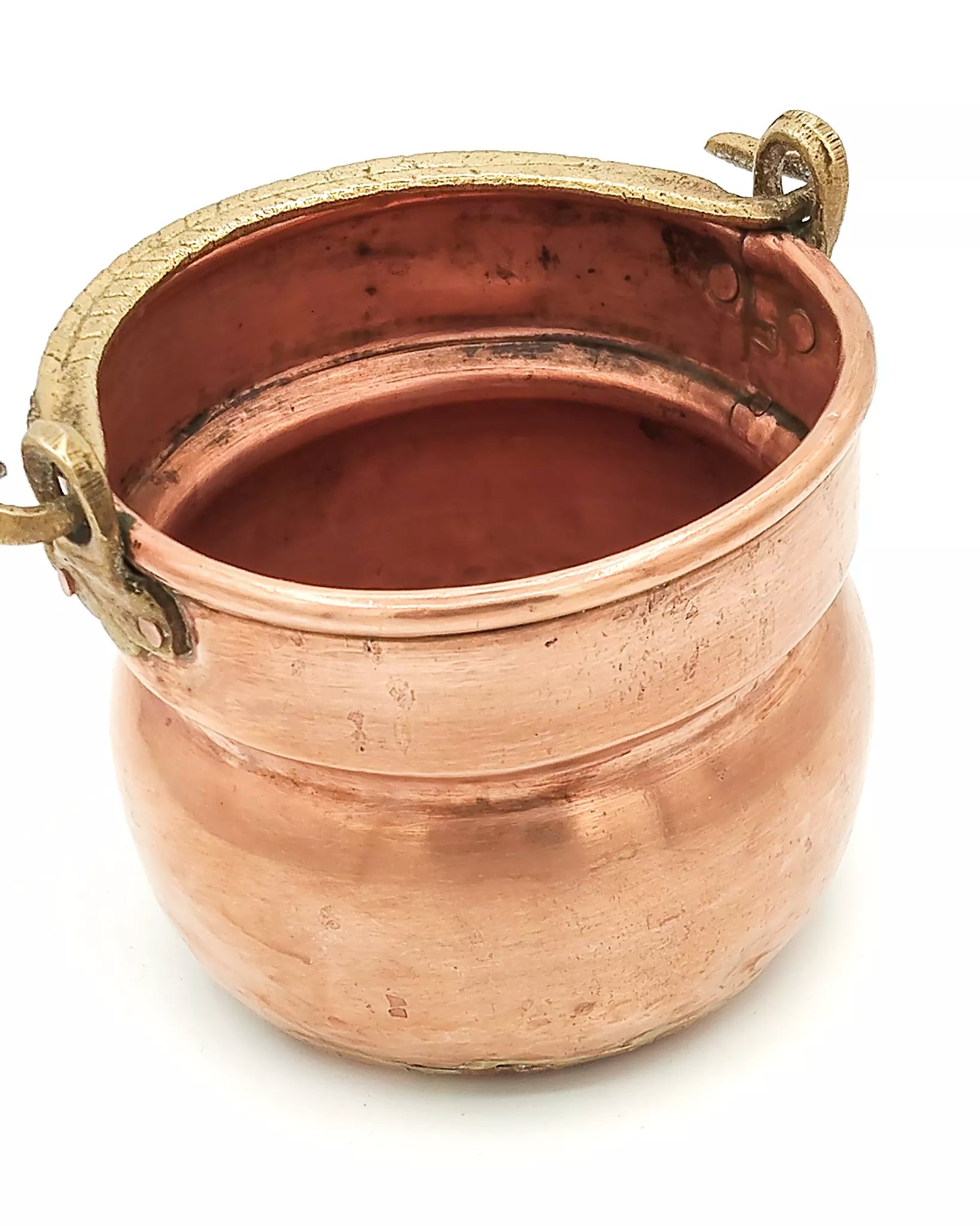 Vasetto in rame e ottone