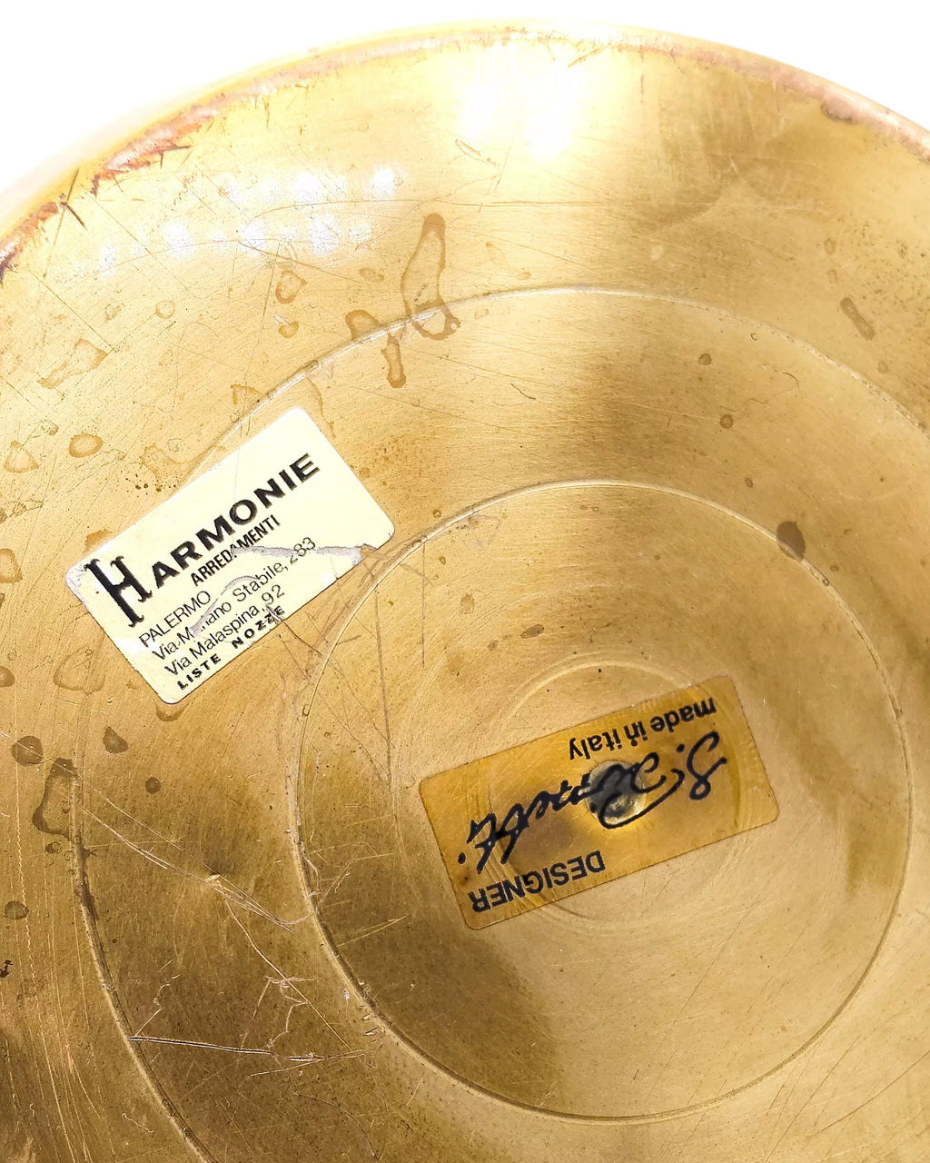 Vaso Porta piante ottone - Harmonie Arredamenti