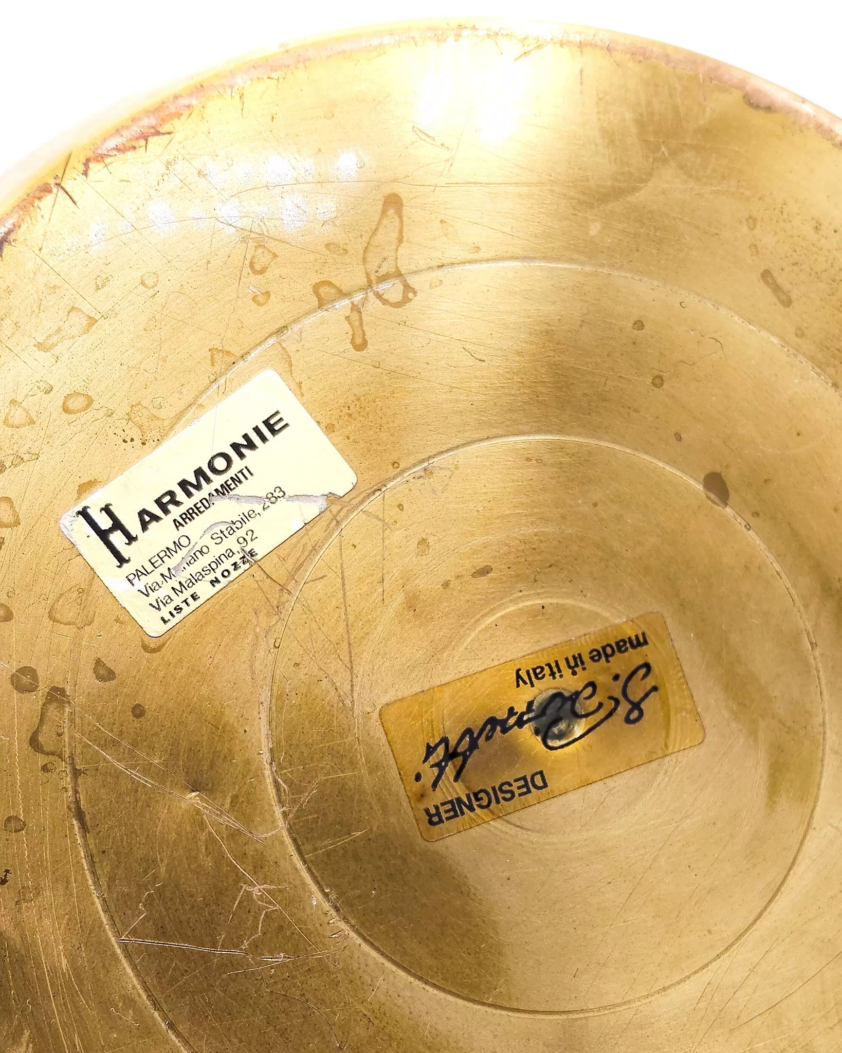 Vaso Porta piante ottone - Harmonie Arredamenti