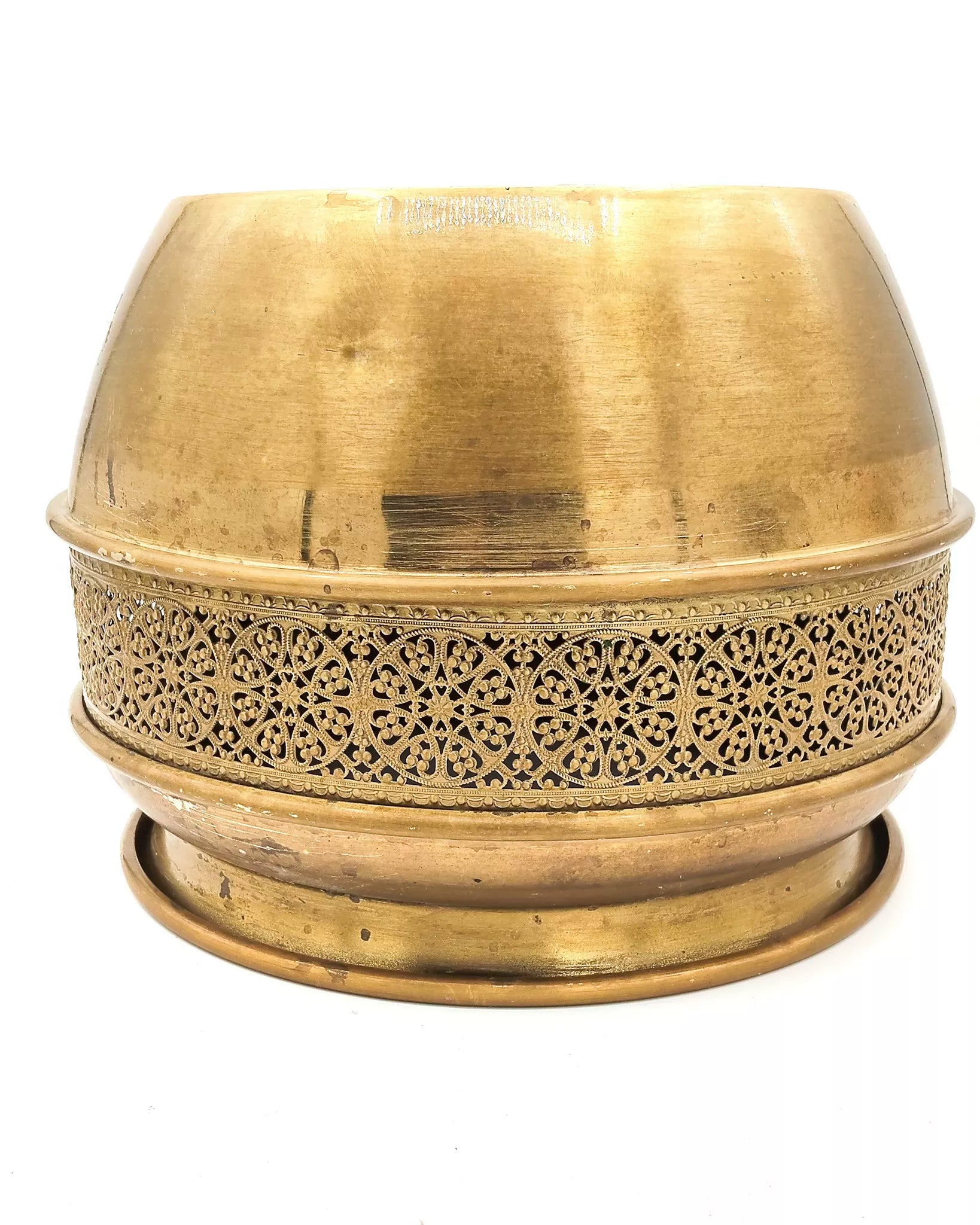 Vaso Porta piante ottone - Harmonie Arredamenti
