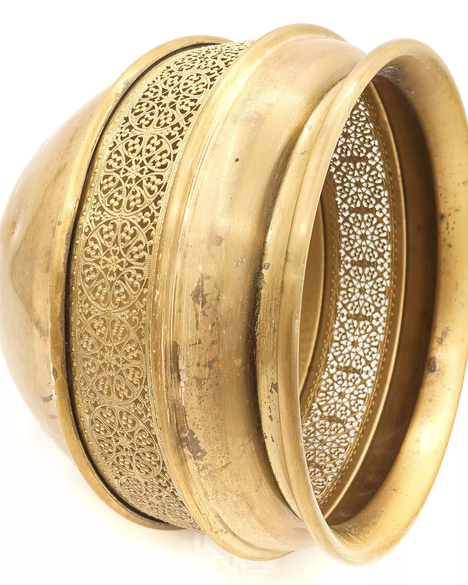 Vaso Porta piante ottone - Harmonie Arredamenti