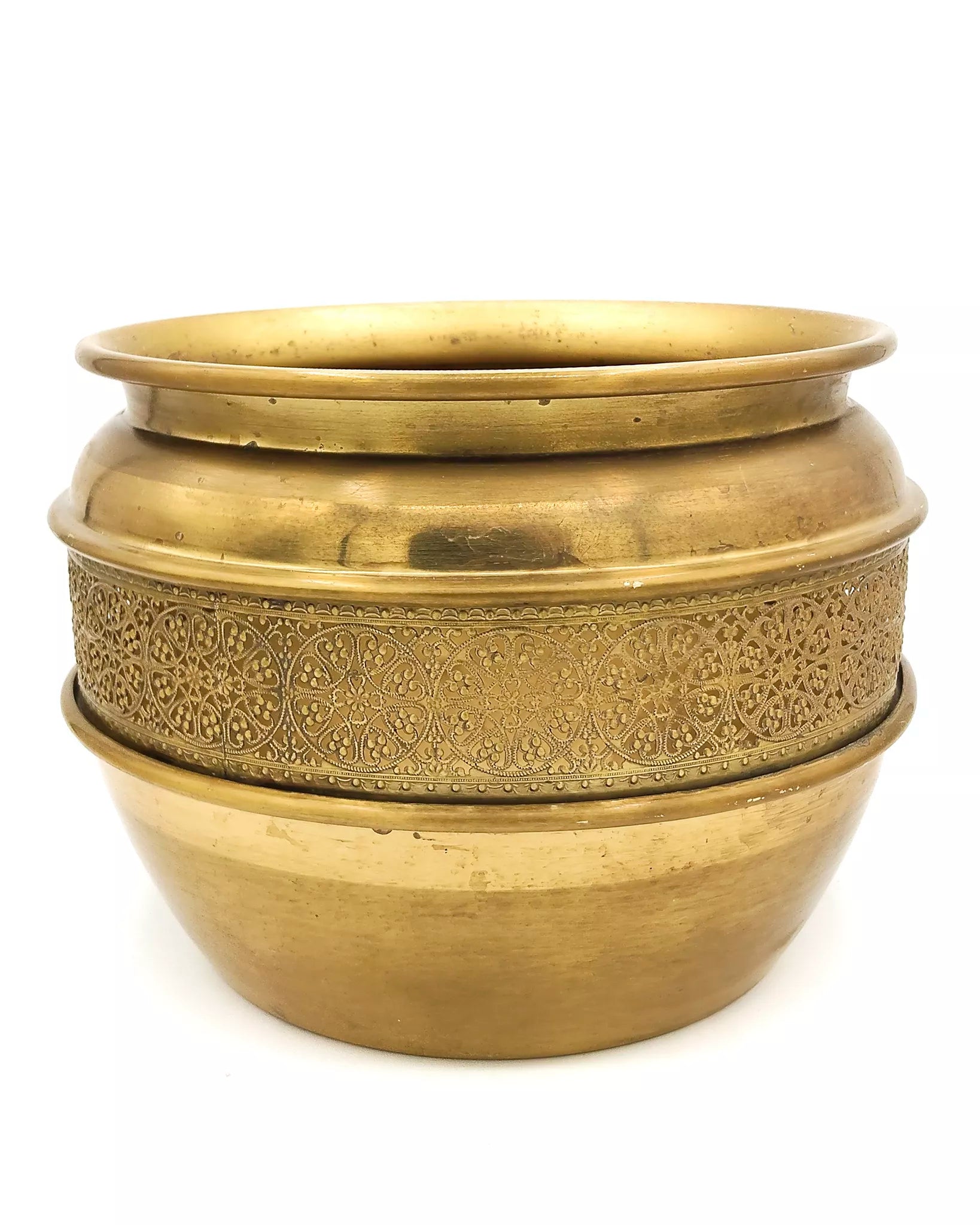 Vaso Porta piante ottone - Harmonie Arredamenti