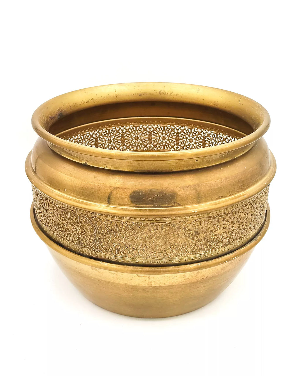 Vaso Porta piante ottone - Harmonie Arredamenti