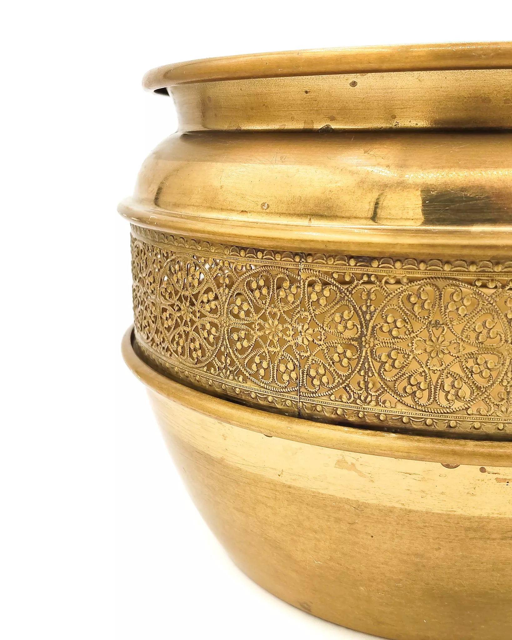 Vaso Porta piante ottone - Harmonie Arredamenti