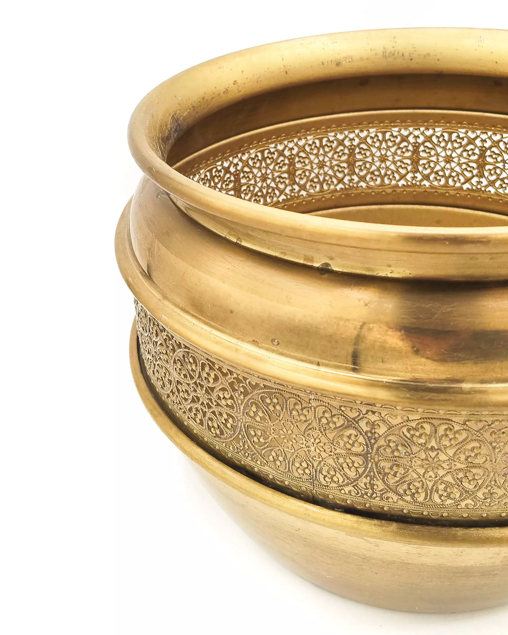 Vaso Porta piante ottone - Harmonie Arredamenti