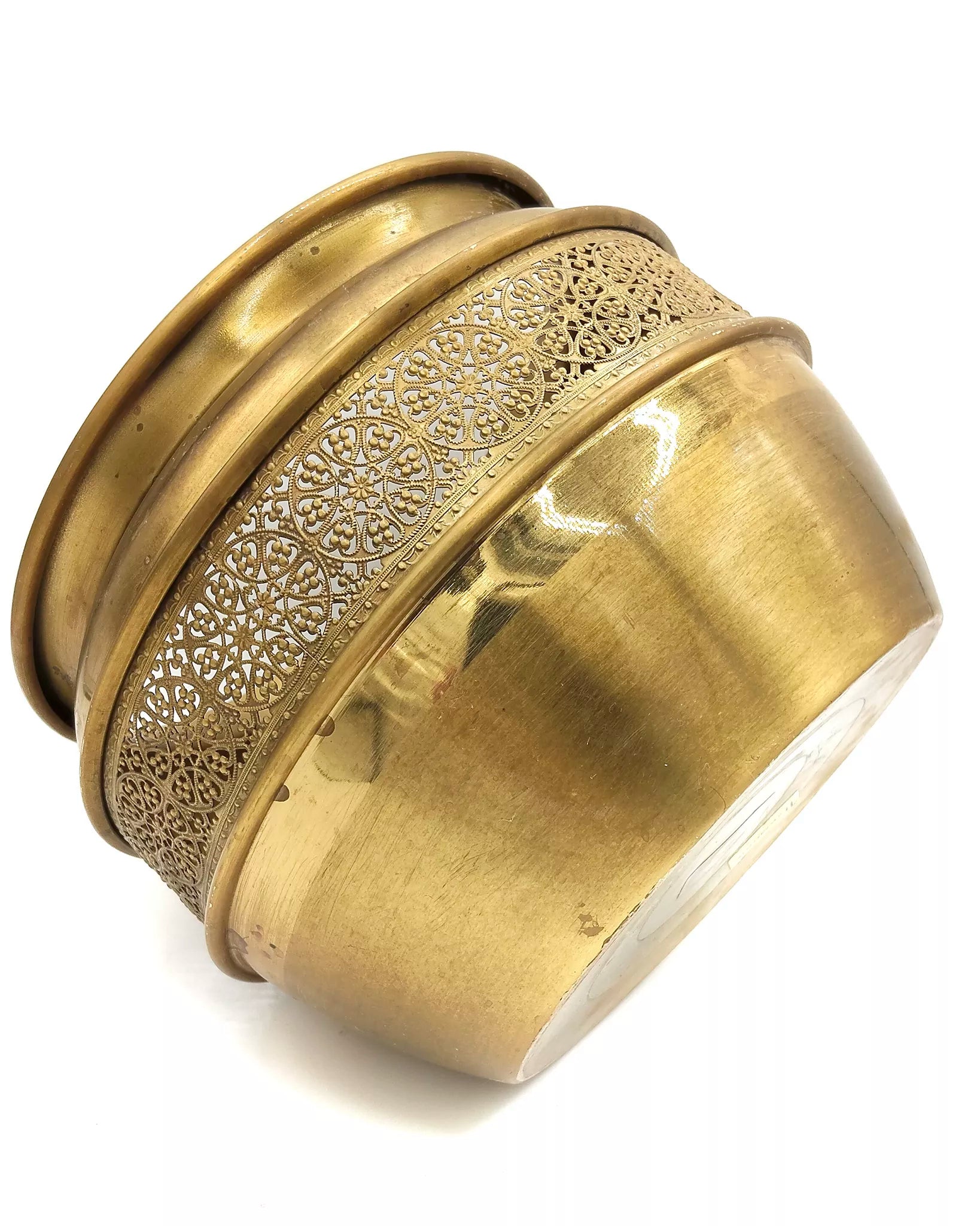 Vaso Porta piante ottone - Harmonie Arredamenti