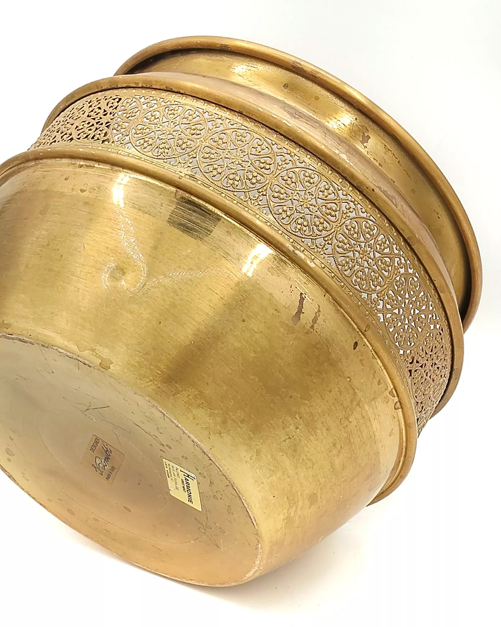 Vaso Porta piante ottone - Harmonie Arredamenti