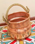 Vasetto in rame e ottone
