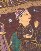 Tessuto dipinto a mano Batik