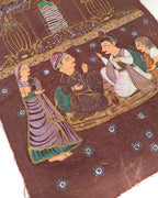 Tessuto dipinto a mano Batik
