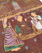 Tessuto dipinto a mano Batik