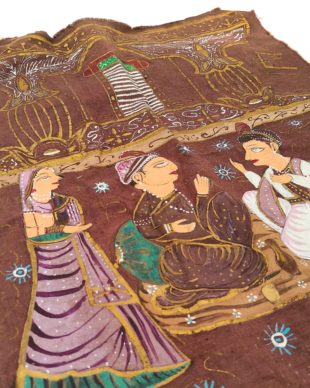 Tessuto dipinto a mano Batik