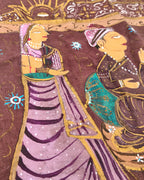 Tessuto dipinto a mano Batik