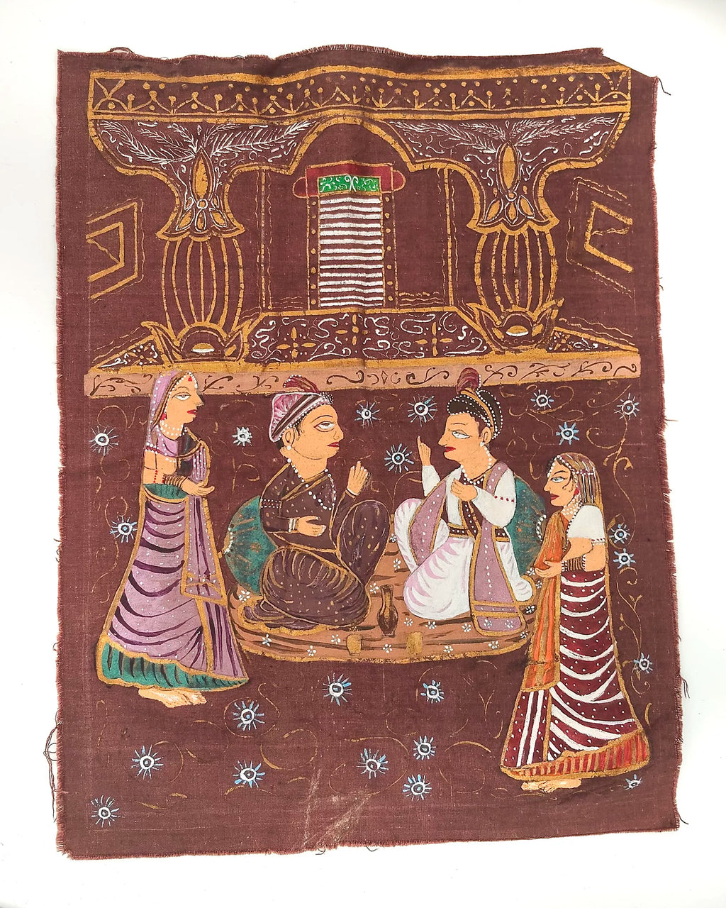 Tessuto dipinto a mano Batik