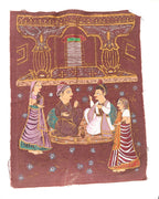 Tessuto dipinto a mano Batik